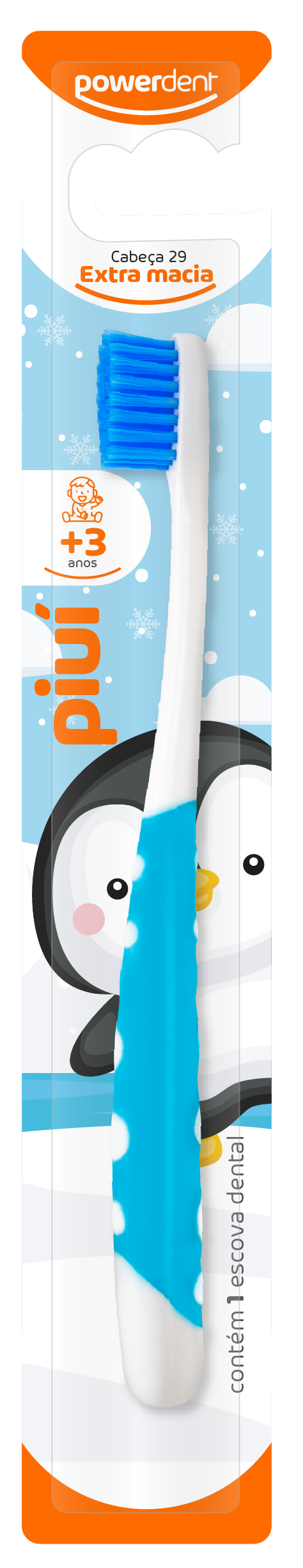 ESCOVA DENTAL POWERDENT LIGHT INFANTIL P