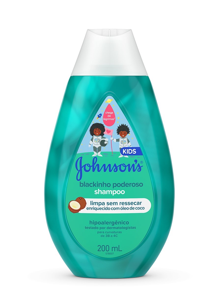 SHAMPOO JOHNSON'S BABY BLACKINHO PODEROSO 200ML