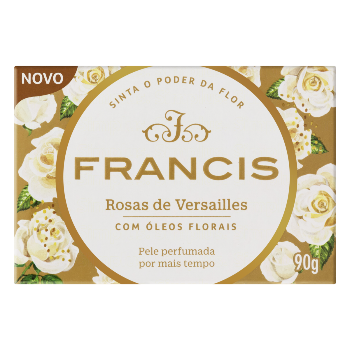 SABONETE BARRA FRANCIS CLASSICO BRANCO 90G