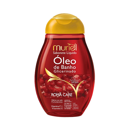 SABONETE LIQ OLEO DE BANHO MURIEL ROMA CARE 230ML
