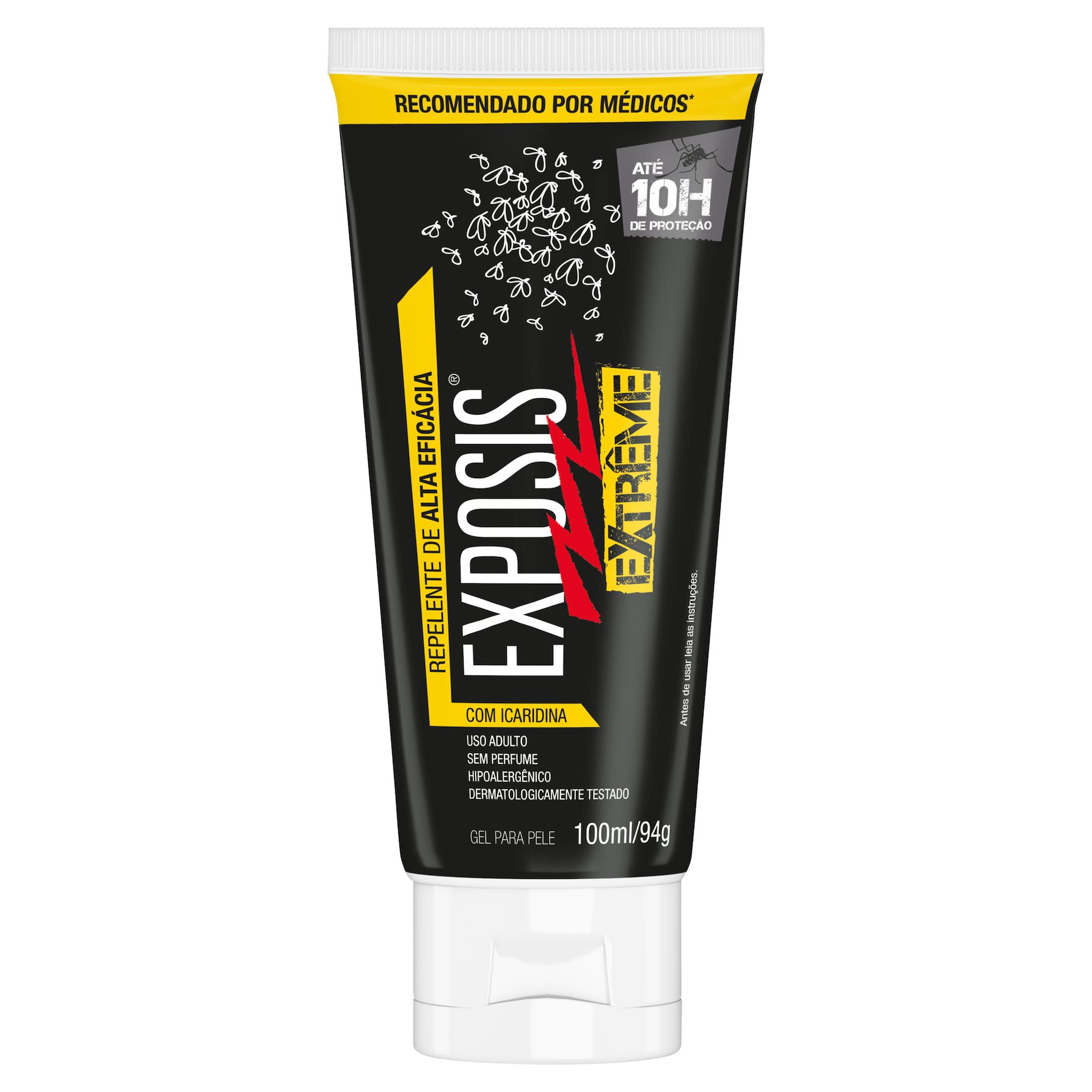 REPELENTE GEL SEM PERFUME EXPOSIS EXTRÊME BISNAGA 100ML