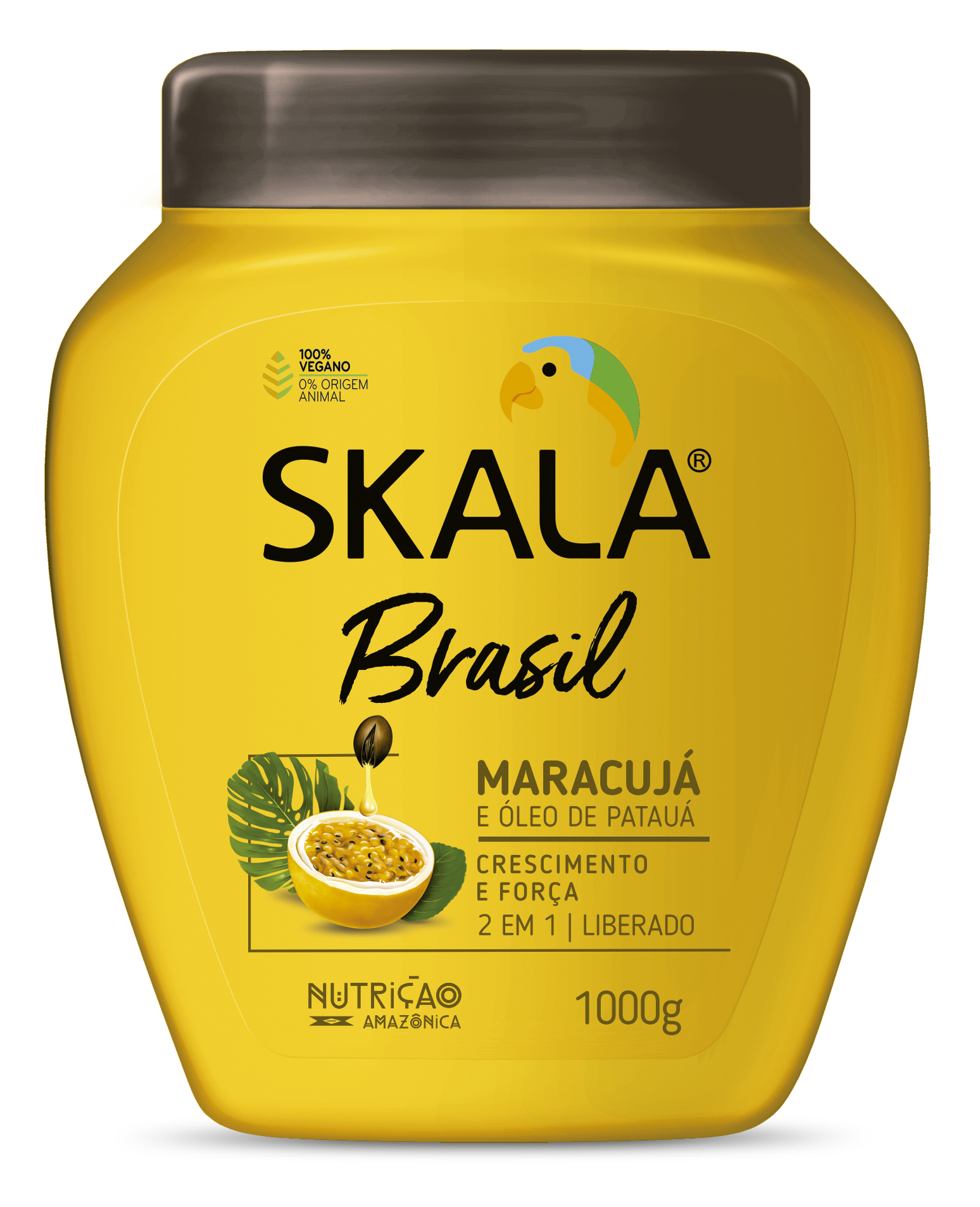 CREME TRATAMENTO SKALA 1KG 2EM1 MARACUJA E OLEO DE PATUA