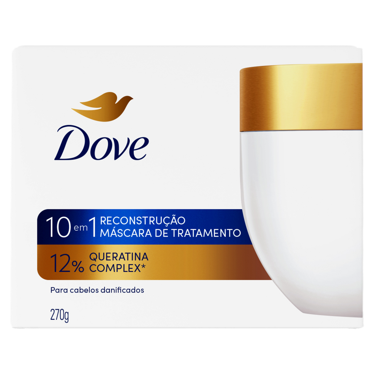 DOVE MÁSC RECONSTRUCÃO 270G