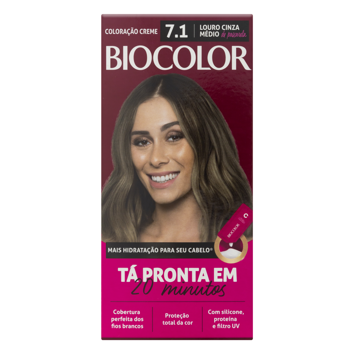BIOCOLOR TINT KIT LOURO CZA MEDIO 7.1 MINI