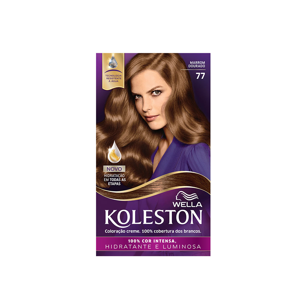 KOLESTON KIT 77 MARROM DOURADO