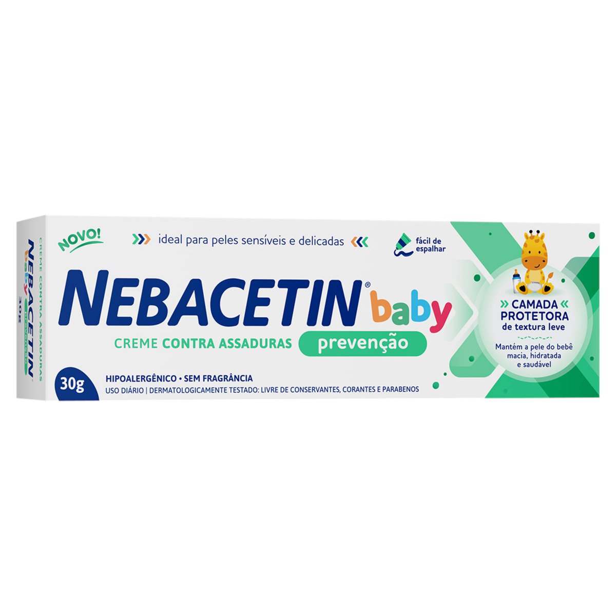 NEBACETIN BABY CREME PREVENÇÃO 30G