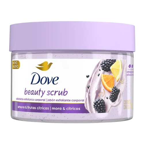 SAB DOVE BEAUTY SCRUB ESF AMORA&FR CITRICAS 280G