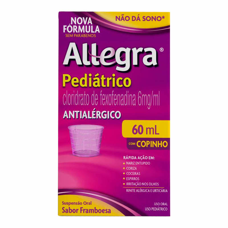 ALLEGRA PED 6MG ML 60ML C COPO