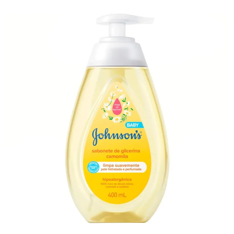 SABONETE LIQ JOHNSON BABY CAMOMILA 180ML