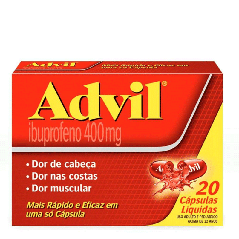 ADVIL EXTRA ALIVIO 400MG CPS C/8
