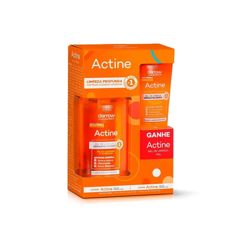 KIT ACTINE GEL LIMPEZA 140G+40G