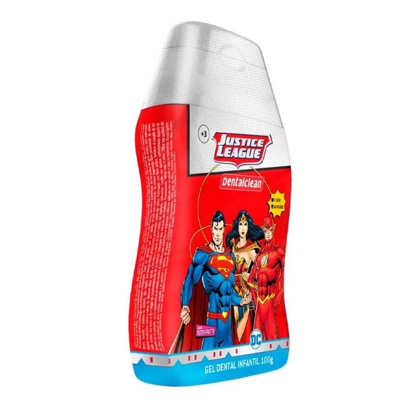 GEL DENTAL INFANTIL HEROIS LIGA JUSTICA 100G SEM FLUOR DENTA