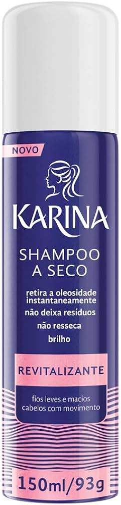 SHAMPOO A SECO KARINA REVITALIZANTE 150ML