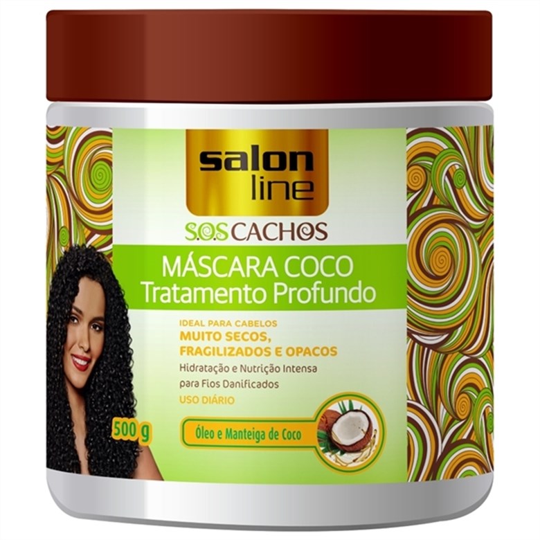 MASCARA DE HIDRATACAO COCO SOS CACHOS 500G