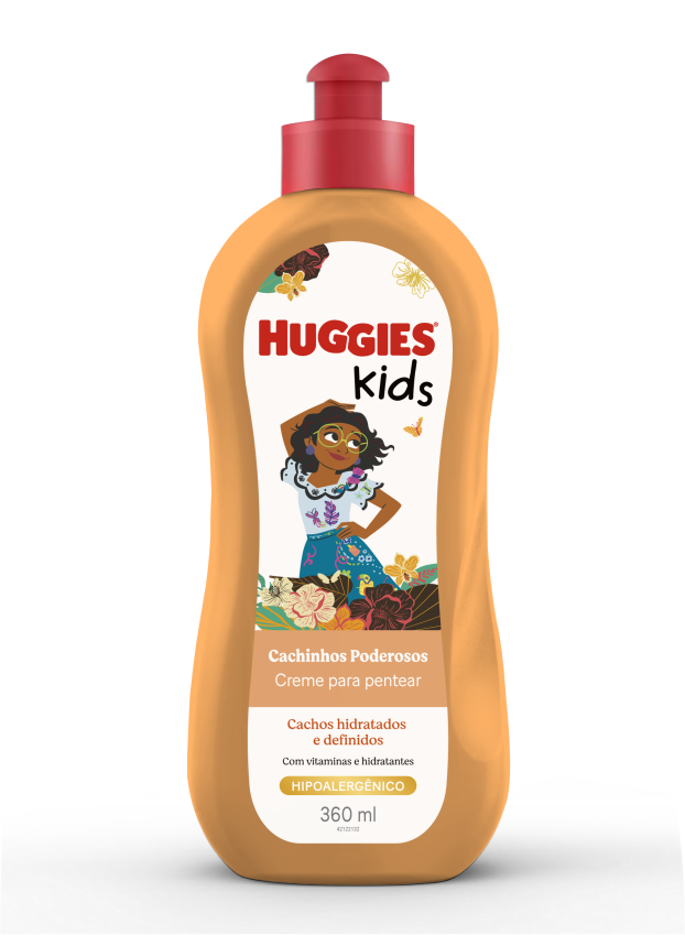 CREME DE PENT HUGGIES KIDS CACHOS ENCANTO 360 ML