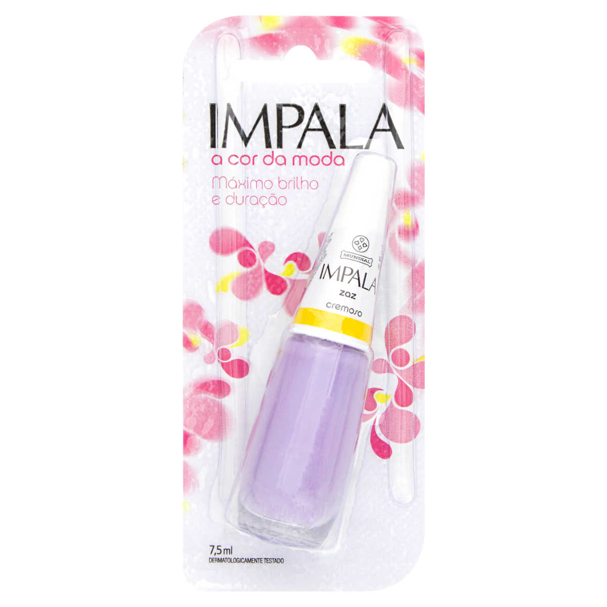 ESMALTE CREMOSO ZAZ IMPALA A COR DA MODA BLISTER 7,5ML