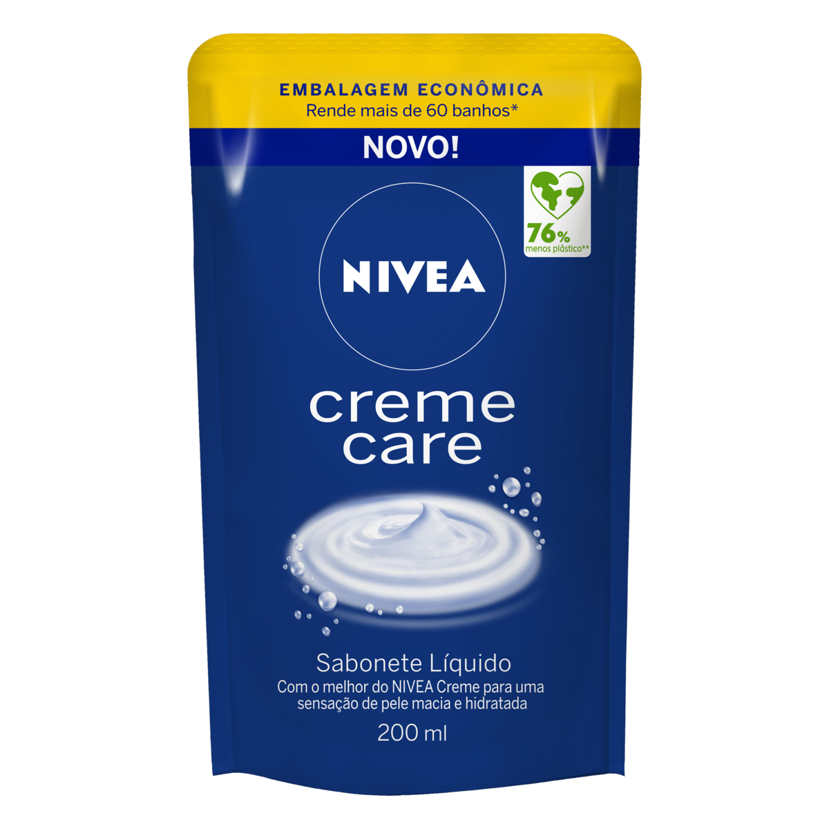 NIVEA REFIL SABONETE LIQ CREME CARE 200ML