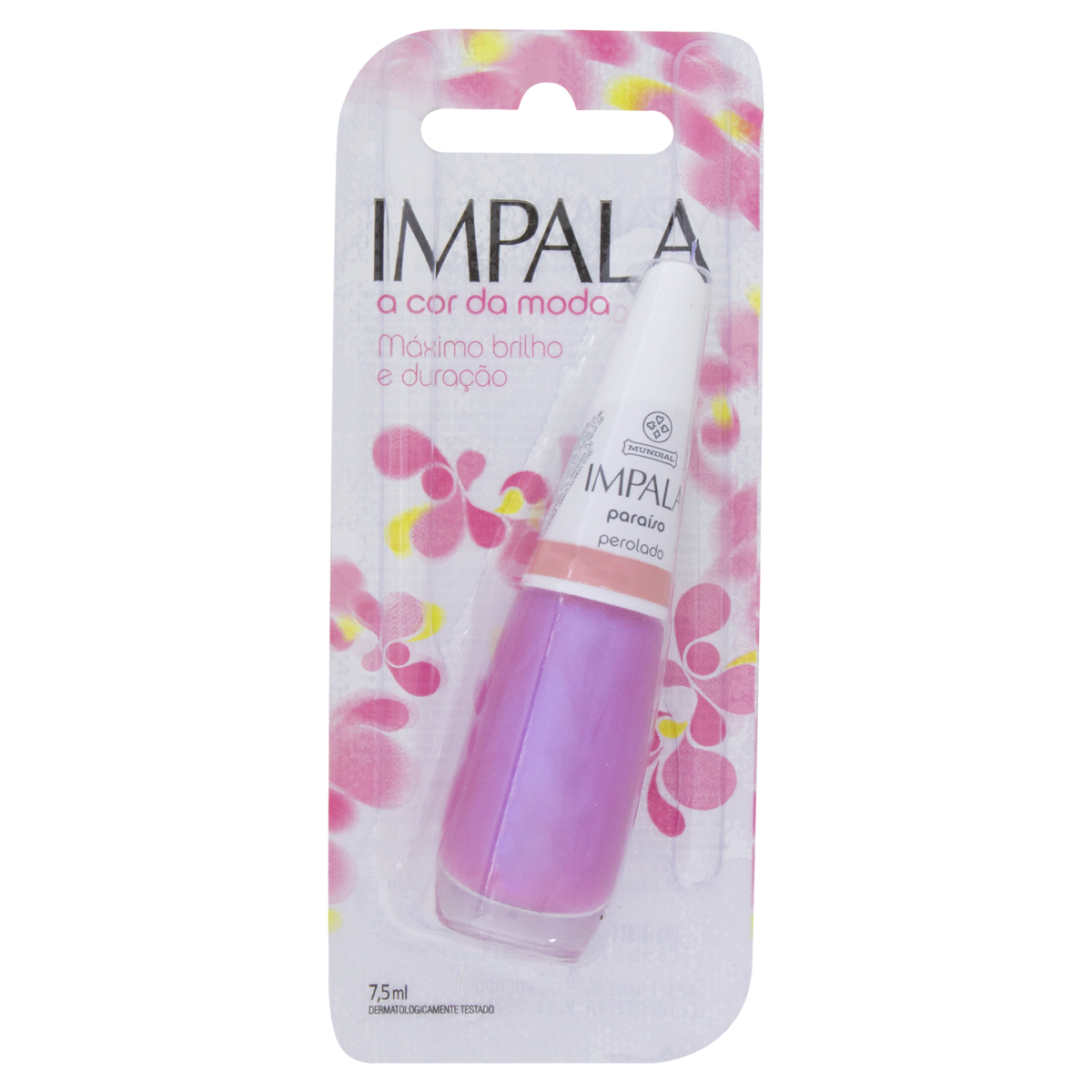 ESMALTE PEROLADO PARAÍSO IMPALA A COR DA MODA BLISTER 7,5ML