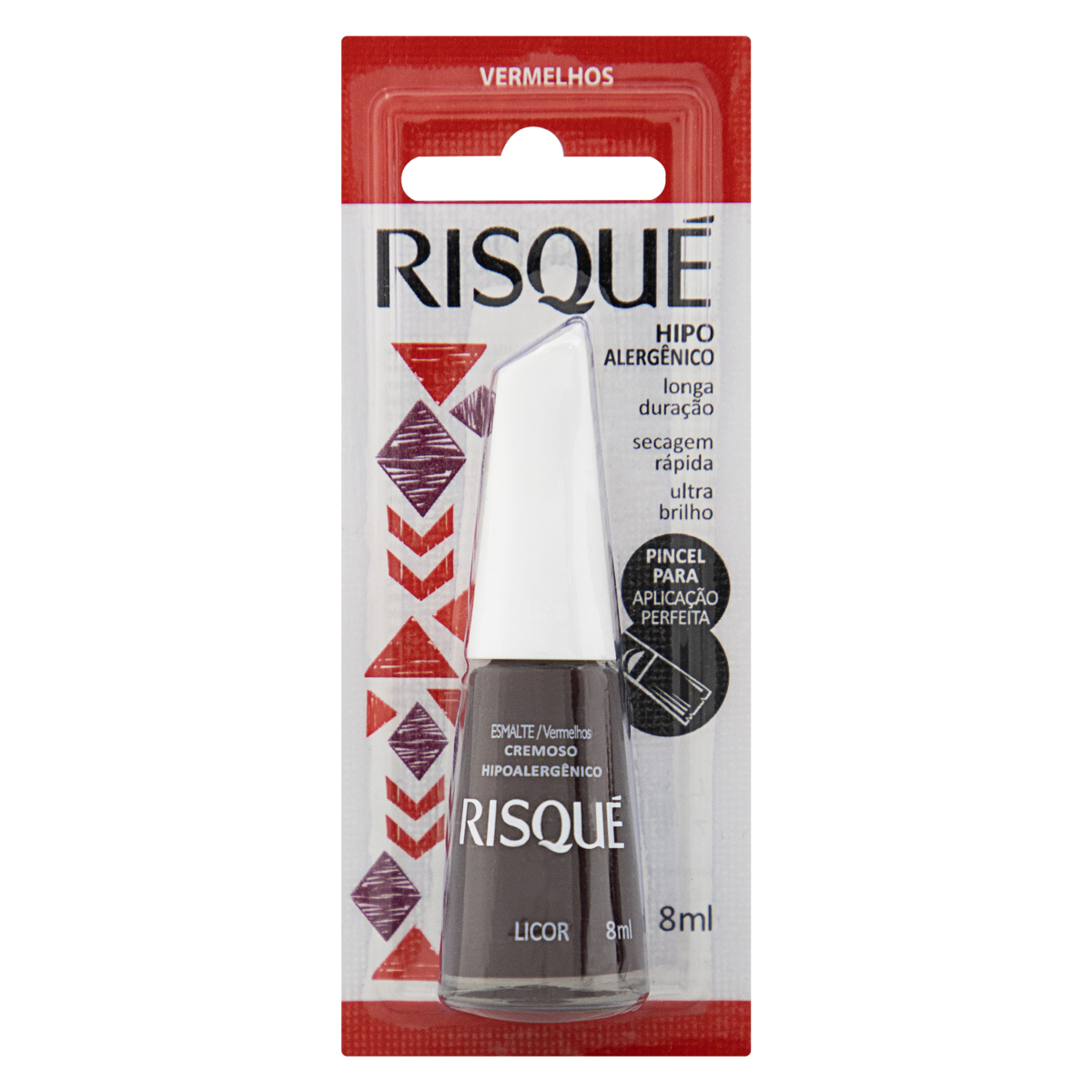 ESMALTE RISQUE CREM LICOR BL 8ML