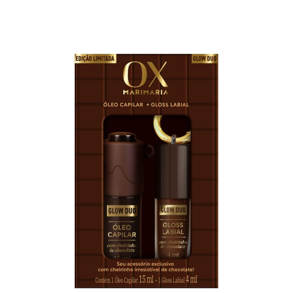 KIT ESPECIAL OX ÓLEO E GLOSS CHOCOLATE 12X 15 + 4