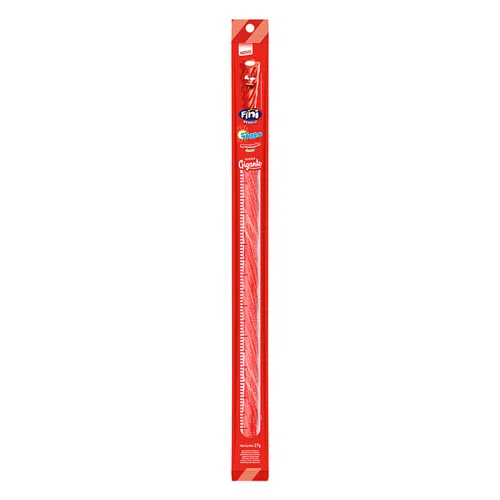 BALA FINI TUBES GIGANTE MORANGO CITRICO 27G
