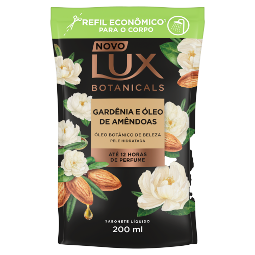 SAB LUX LIQ GARDENIA E OLEO DE AMENDOAS 200ML