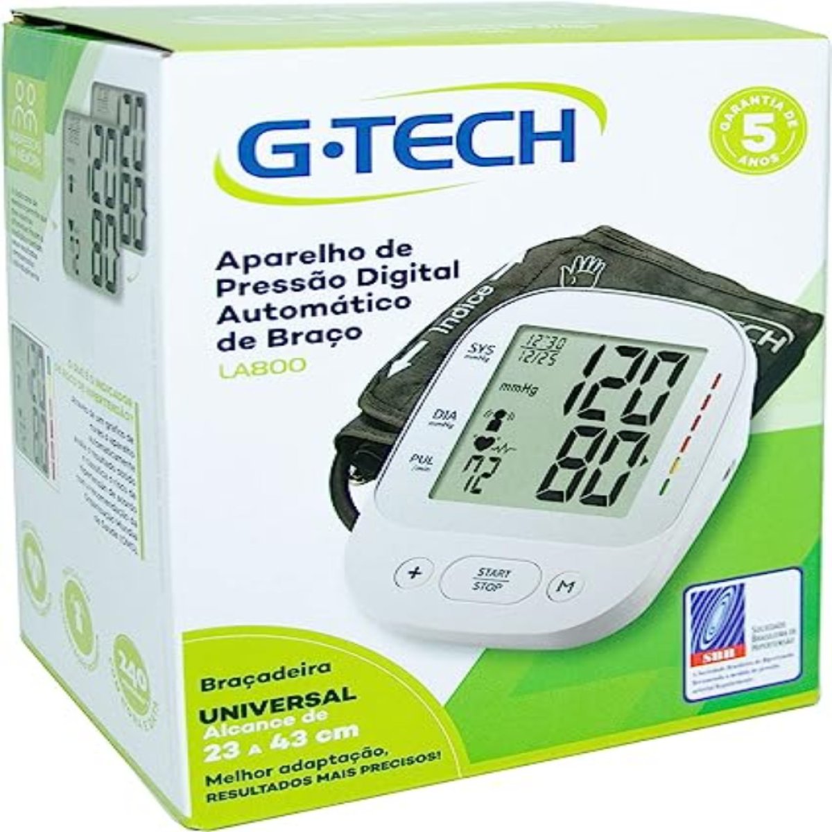 AP PRESSAO DIGITAL AUTOMATICO BRACO G-TECH