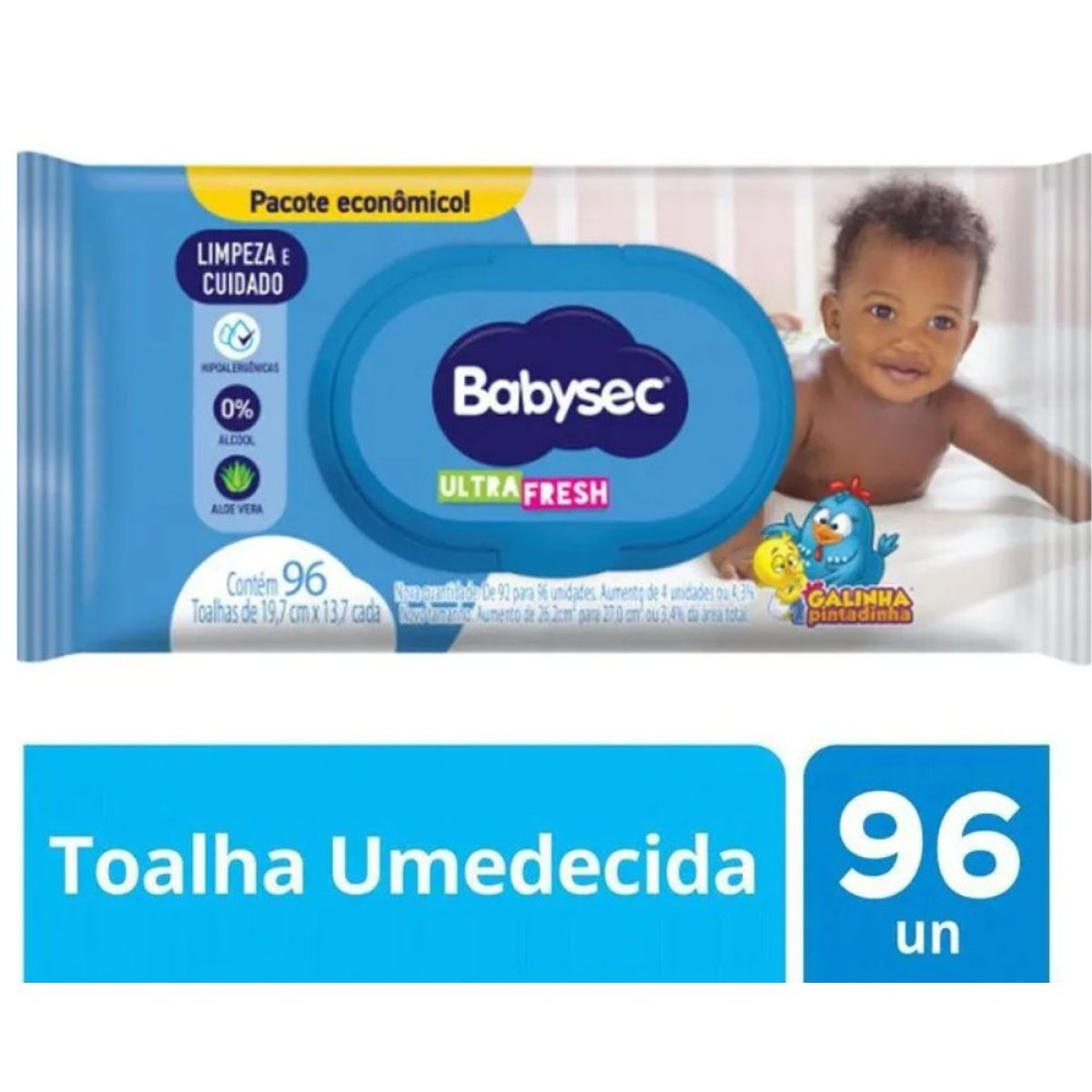 TOALHA UMED BABYSEC 96UN ULTRA