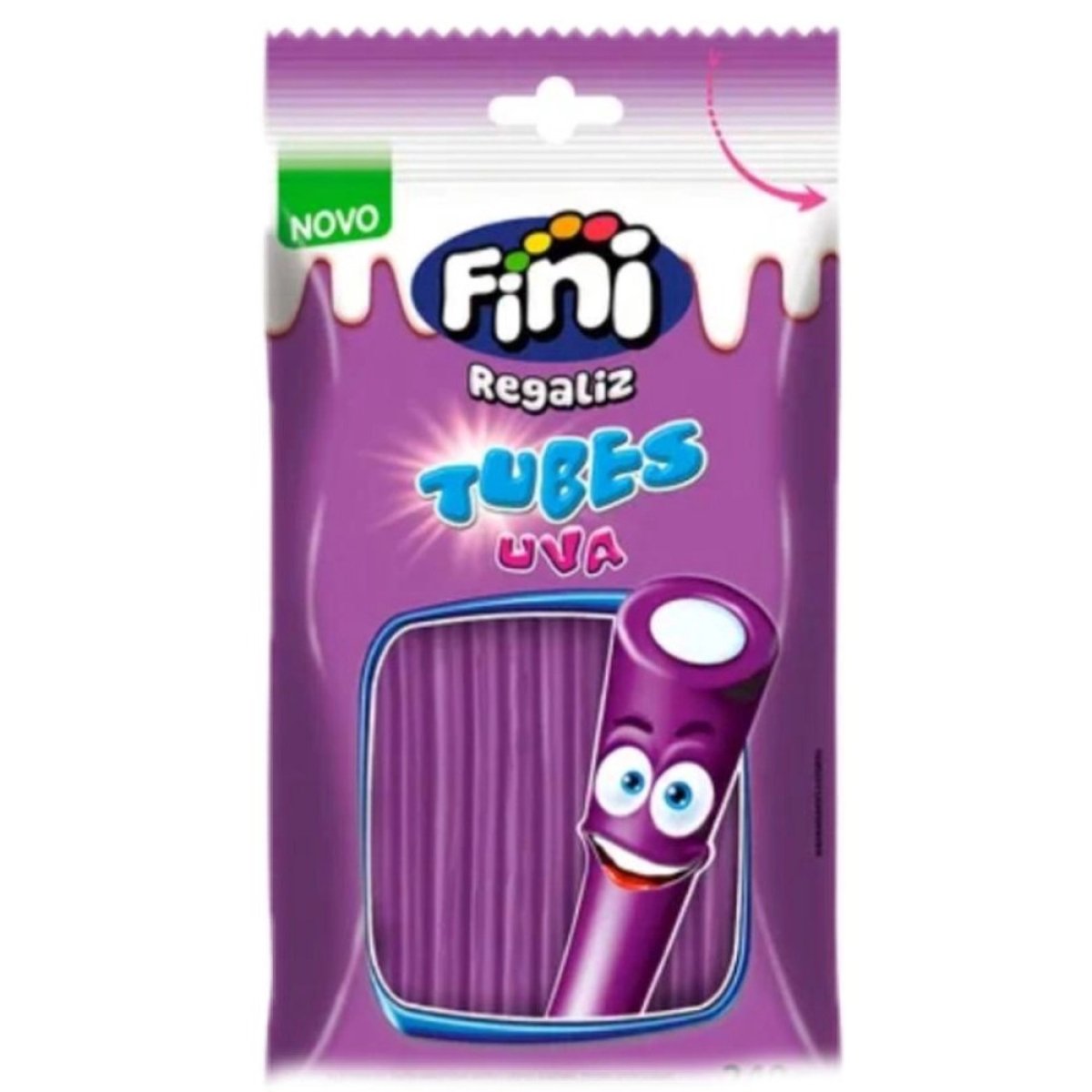 FINI BALA GELAT TUBES UVA 80G - FINI
