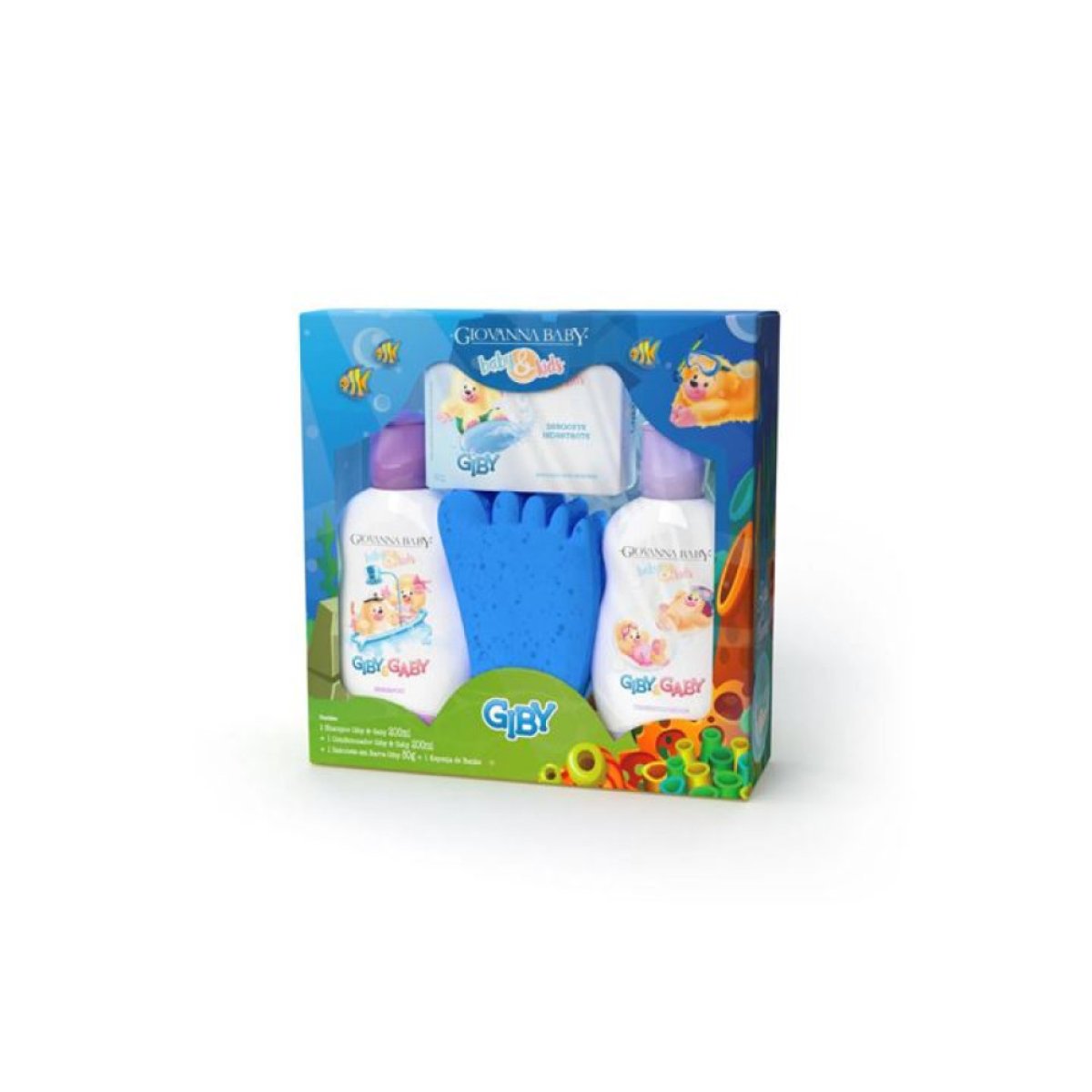 GIOV BABY KIDS KIT HORA BANHO GIBY SHAMP+COND+SAB