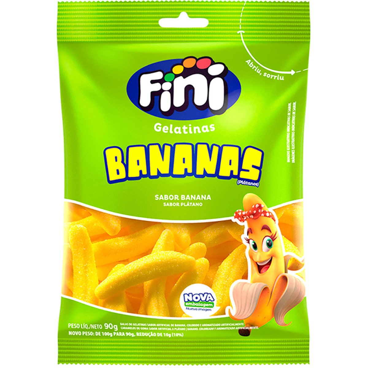 FINI BALA GELAT BANANAS 80G - FINI