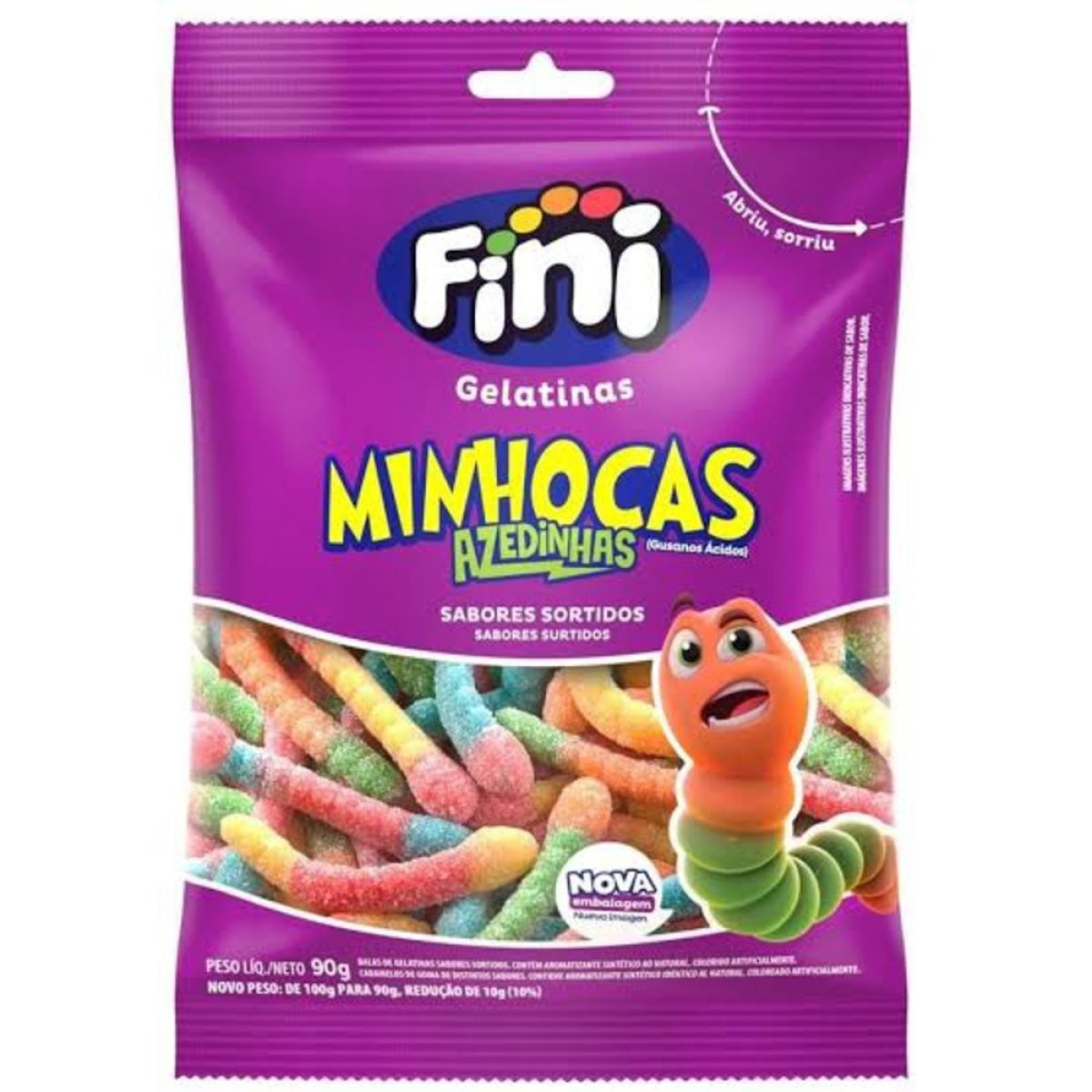 FINI BALA GELAT 80G MINHOCA CITRICA