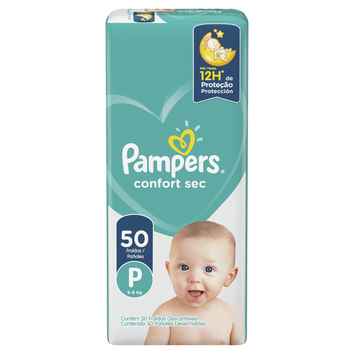PAMPERS CONFORT SEC P C/50
