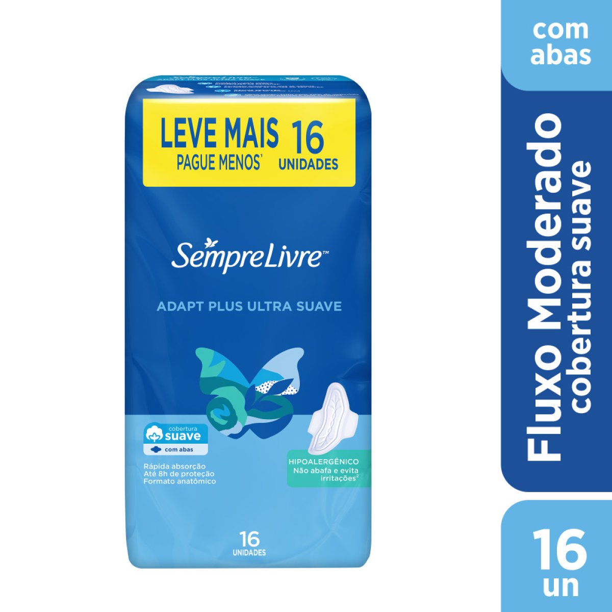 ABS SEMPRE LIVRE ADAPT PLUS SUAVE ABAS L16P14