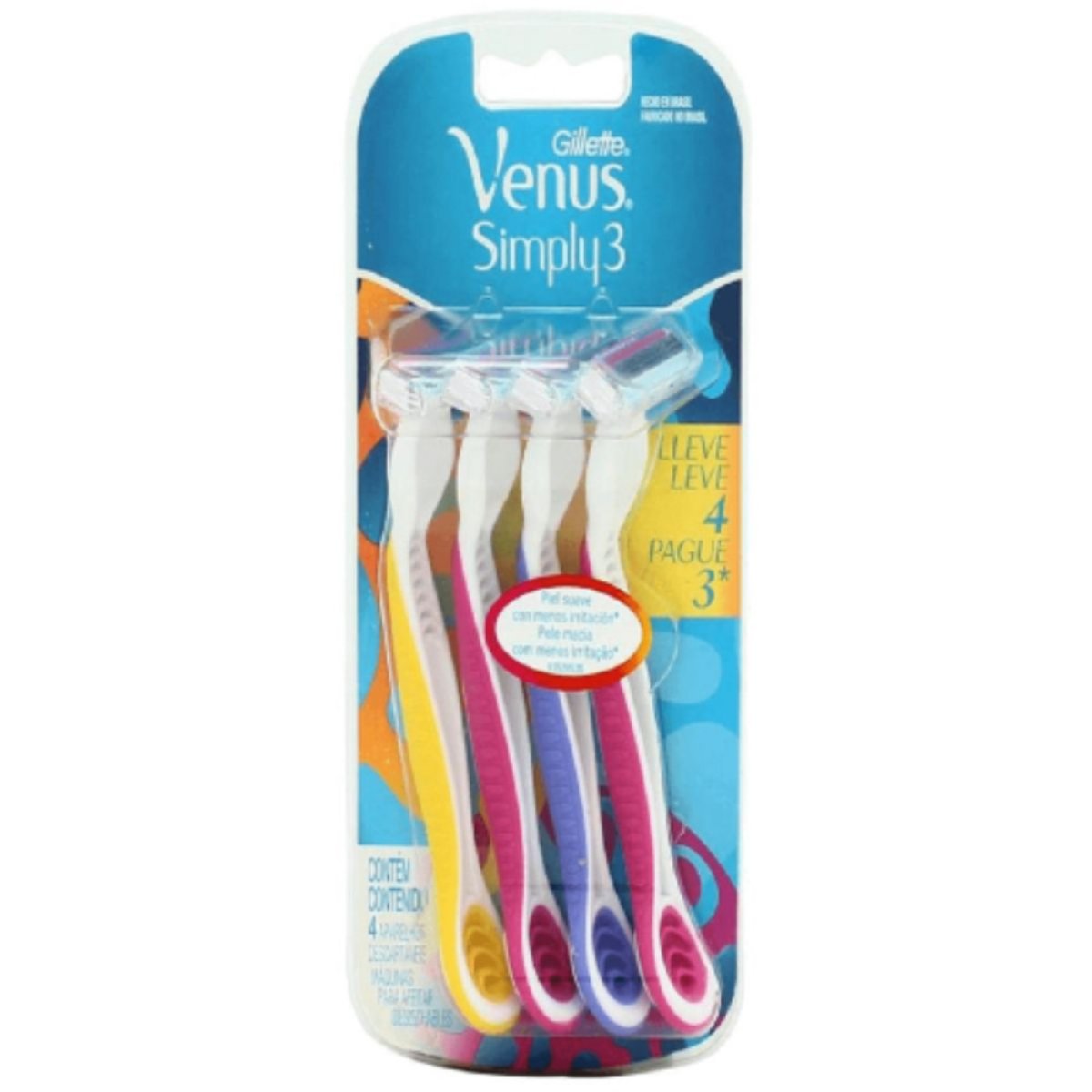 APARELHO VENUS FEMININO SIMPLY L4P3