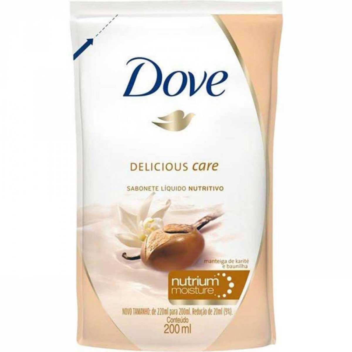 SAB DOVE LIQ KARITE REFIL 200ML