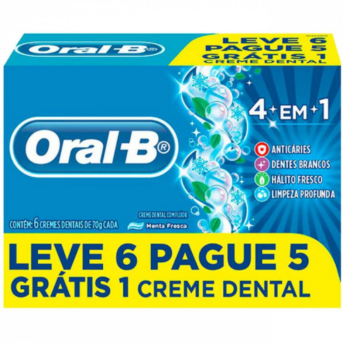 CR DENTAL ORAL B 4X1 70GR LV6PG5