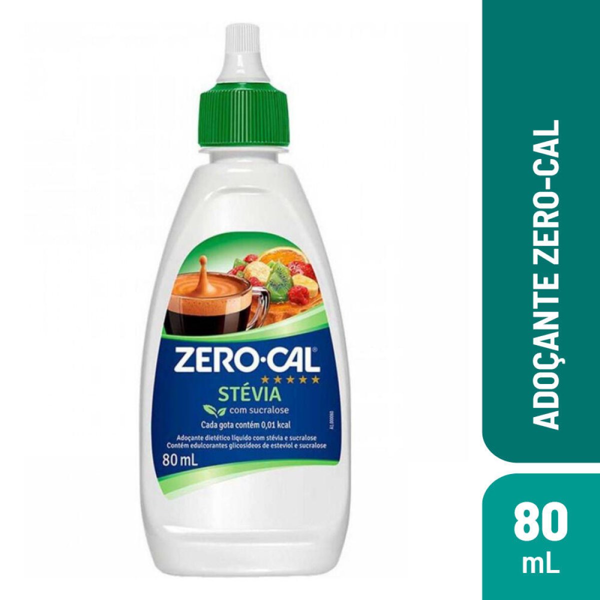 ADOCANTE ZERO-CAL STEVIA 80ML