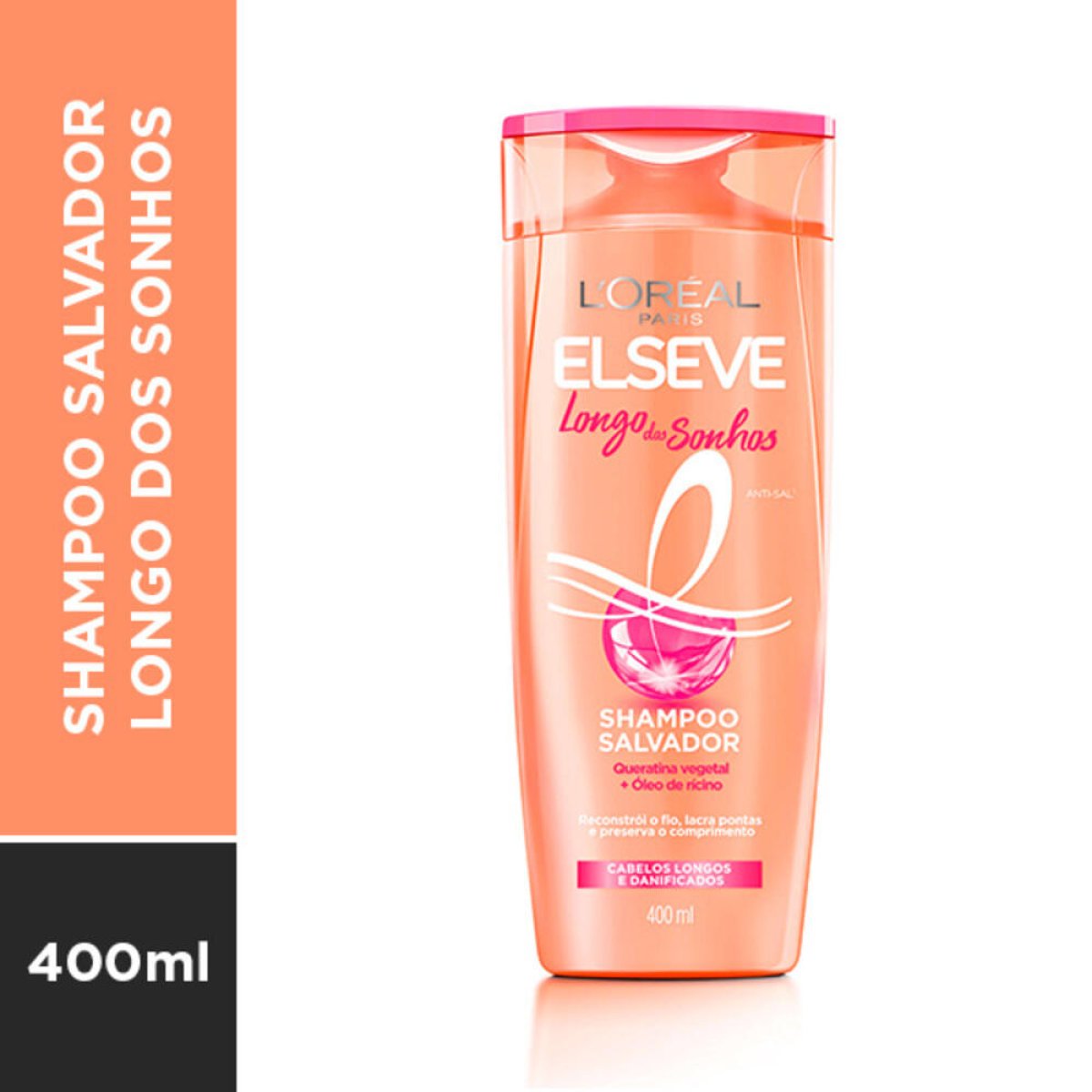 SH ELSEVE LONGO DOS SONHOS 400ML