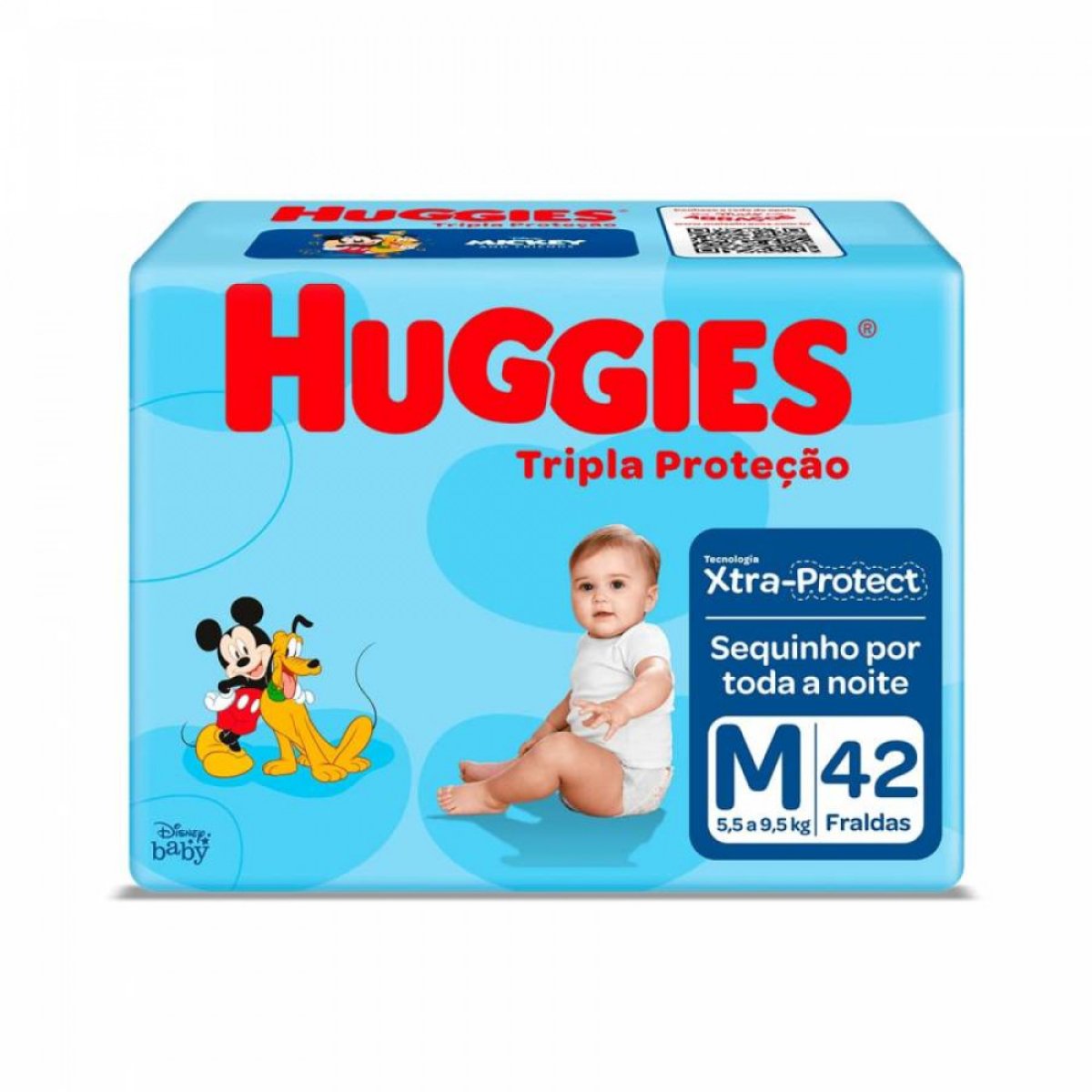 FRALDA HUGGIES RÁPIDA ABSORÇÃO MEGA M C/42
