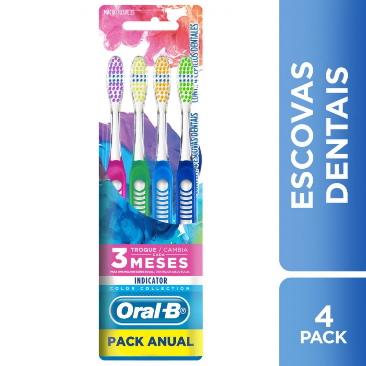 ESCOVA DENTAL INDICATOR COLORS 30 C/4 UND