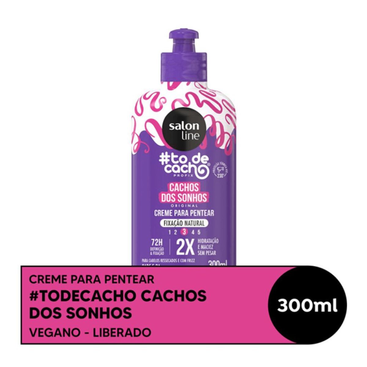 CREME DE PENTEAR CACHO DOS SONHOS #TODECACHO300ML