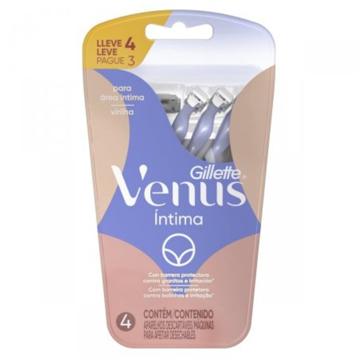 APARELHO BARBEAR VENUS INTIMA C/4