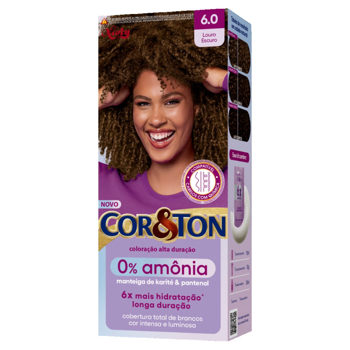 COR&TON TINT NIELY KIT 6.0 SEM AMONIA