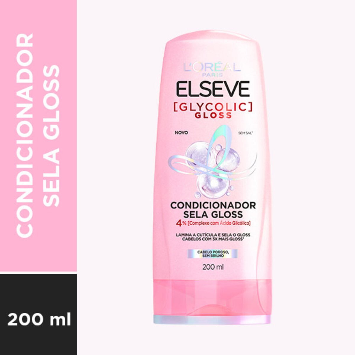 COND ELSEVE GLYCOLIC GLOSS 200ML