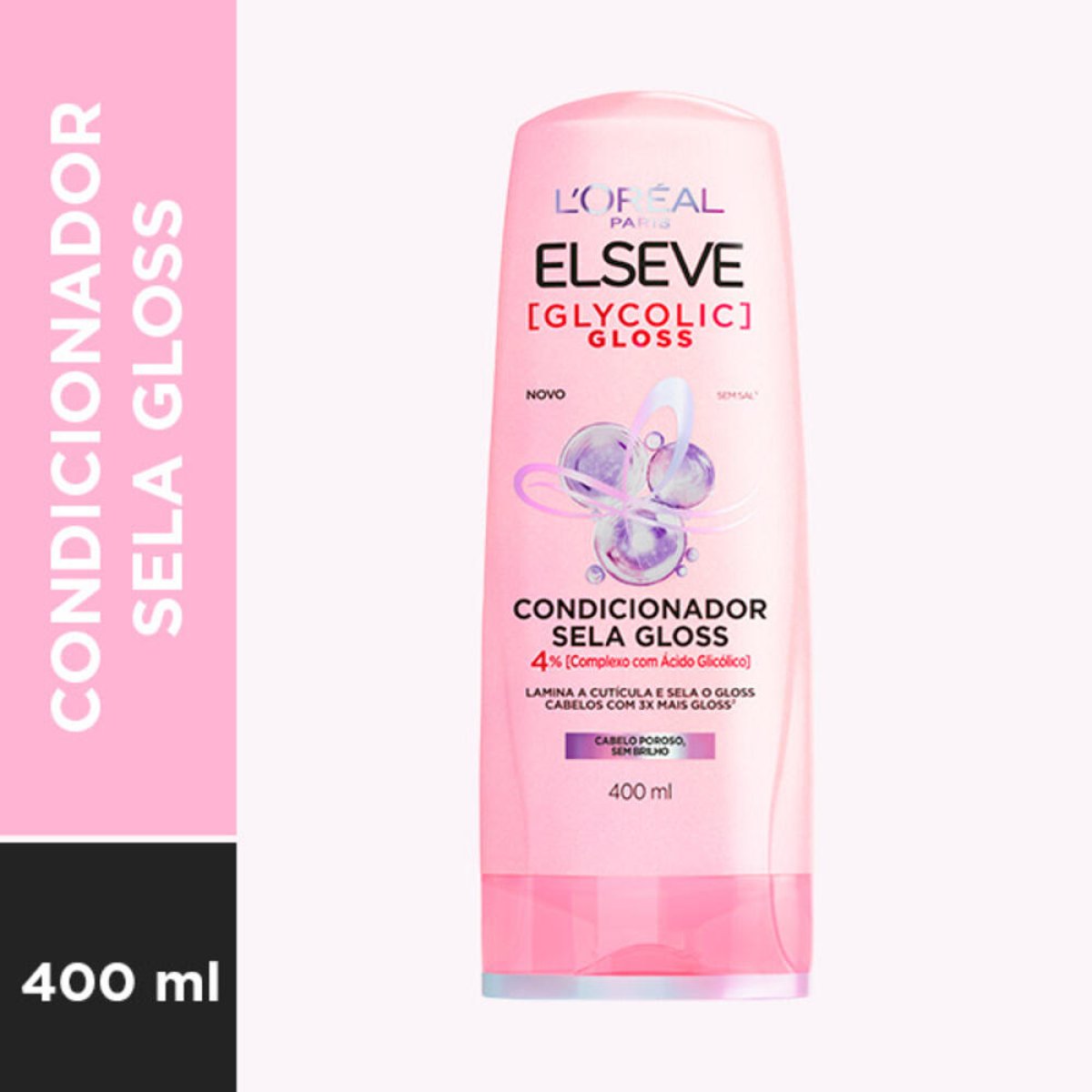 COND ELSEVE GLYCOLIC GLOSS 400ML