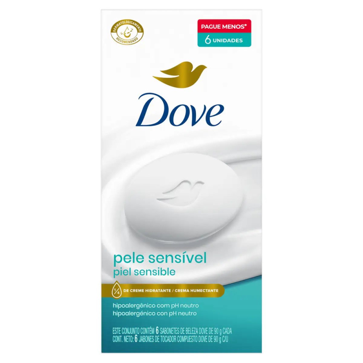 SAB DOVE PELE SENSIVEL 90G