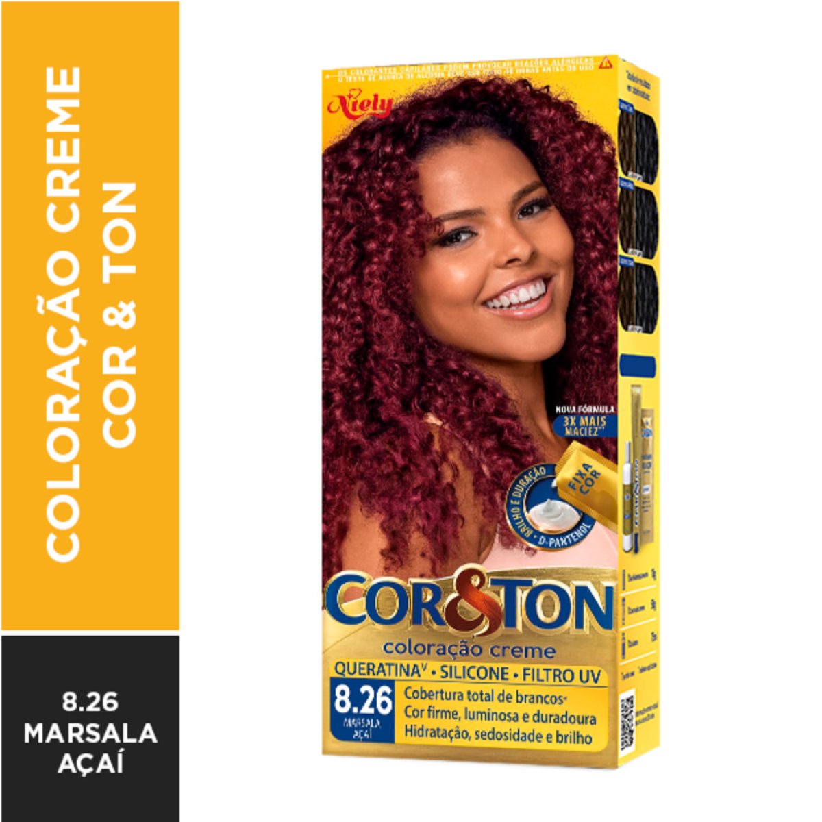 COR&TON TINT NIELY MARSALA AÇAI 8,26