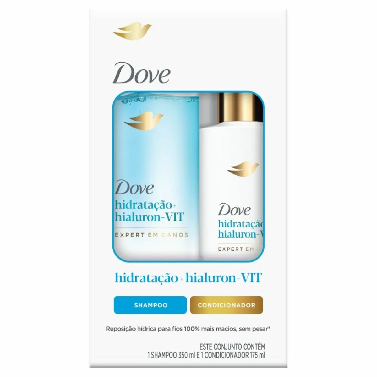 KIT DOVE SH HIDRAT 350ML+COND 175ML