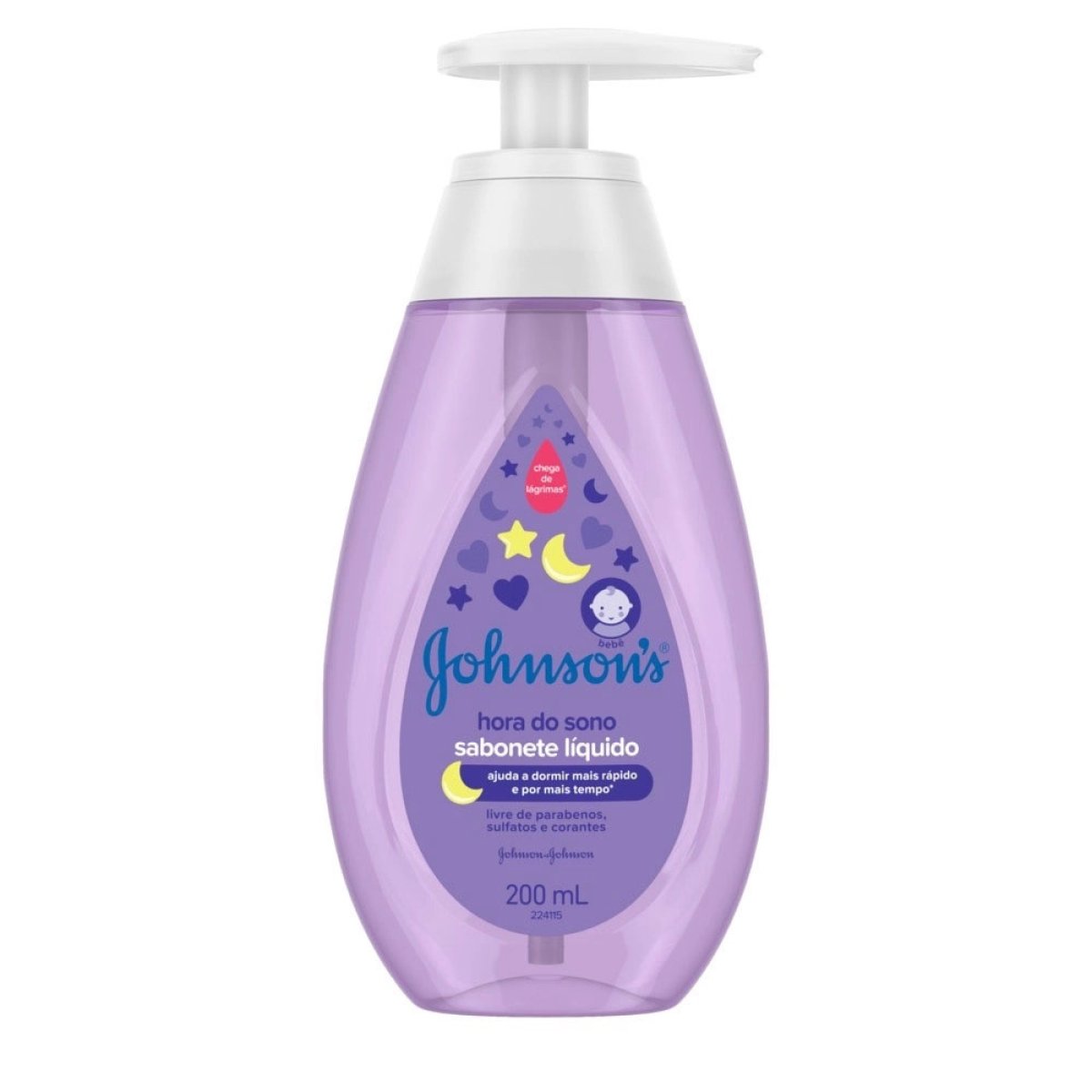SABONETE LIQUIDO JOHNSON'S BABY HORA SONO 200ML